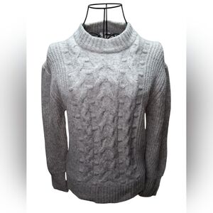 NWT VILA Light Gray Knit Sweater